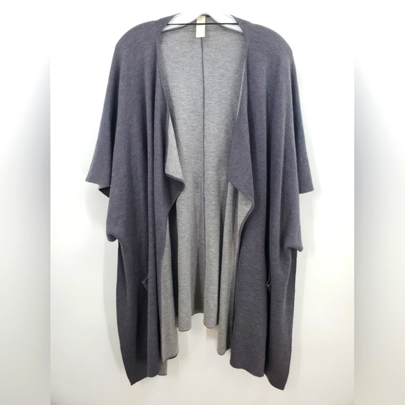 Lululemon After Asana Gray Women's Cardigan Poncho One Size - Picture 1 of 6